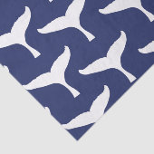White Whale Tail Sea Animal Blue Ocean Marine 薄葉紙 (詳細)