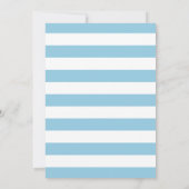 White Whales Cute Couples Baby Shower Invite 招待状 (裏面)