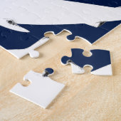 white wild shark - sea animals ジグソーパズル (側面)