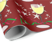 White Wine Christmas ラッピングペーパー (ロールコーナー)