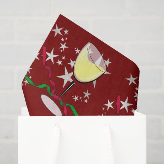 White Wine Christmas 薄葉紙 (ギフトバッグ)