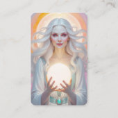 White Witch Oracle Cards 名刺 (正面)