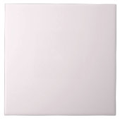 White with a touch of pink Ceramic Tile. タイル (正面)