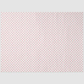 White with Red Hearts Tissue Paper 薄葉紙 (正面)