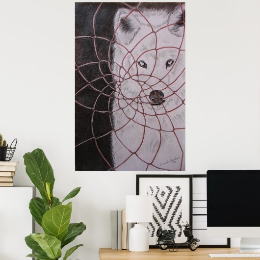 White Wolf ポスター (ホームオフィス)