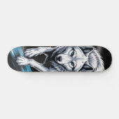 White wolf  Skateboard  スケートボード (横)
