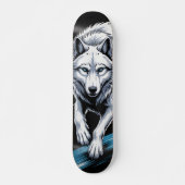 White wolf Skateboard スケートボード (正面)