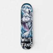 White wolf Skateboard スケートボード (正面)
