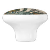 White wolf vintage boho woodland forest  セラミックノブ (側面)