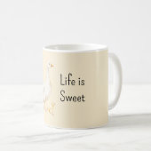 White Yellow Ducks コーヒーマグカップ (正面右)