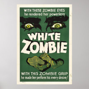 White Zombie 1932ヴィンテージフィルムポスター ポスター