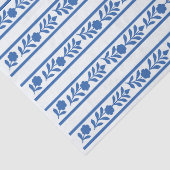 Whiteblue Bone Inlay Floral Border Decoupage Paper 薄葉紙 (詳細)