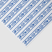 Whiteblue Bone Inlay Floral Border Decoupage Paper 薄葉紙 (詳細)