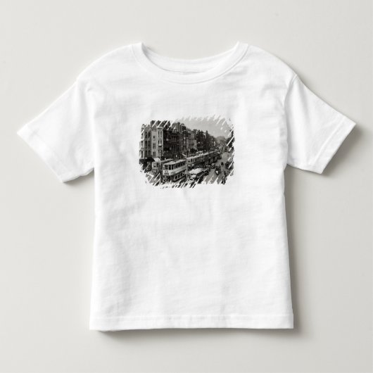 Whitechapelの本町通り、ロンドン、c.1930 トドラーTシャツ (正面)