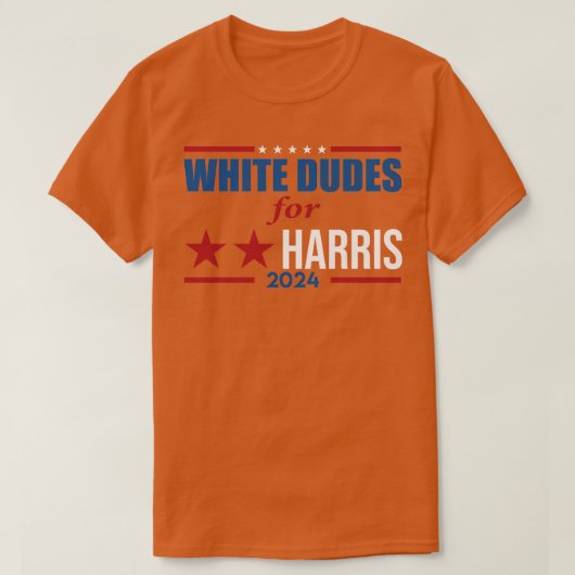 WhiteDudesForKamalaHarris Tシャツ (デザイン正面)
