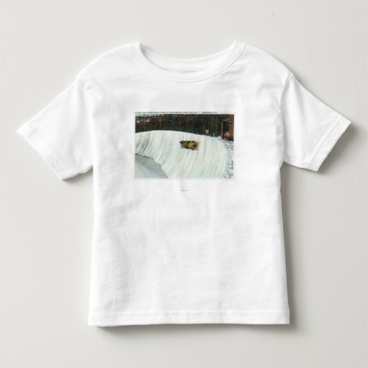 Whitefaceのカーブの乗車 トドラーTシャツ (正面)