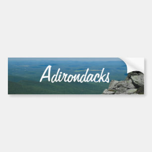 Whiteface山、Adirondacks、NYの上 バンパーステッカー