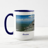 Whiteface山、Adirondacks、NYの上 マグカップ (左)