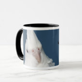 Whiteface LutinoのCockatielのマグ マグカップ (正面左)