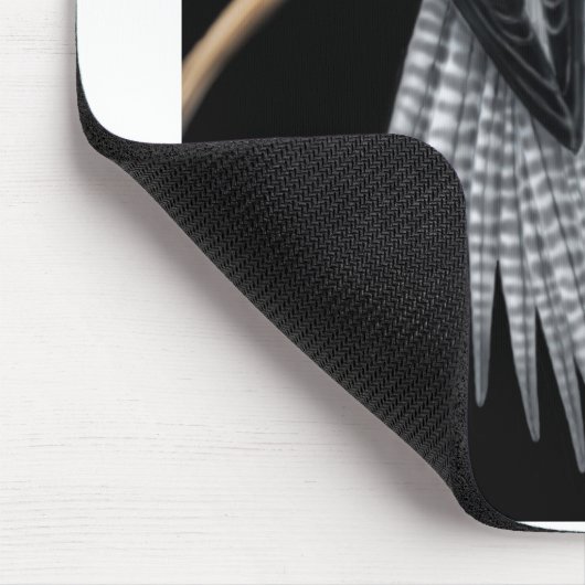 Whitefaced真珠のCockatielのマウスパッド マウスパッド (コーナー)