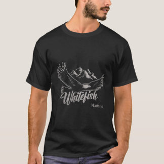 Whitefish Montana Mountains Hiking Outdoors Tシャツ