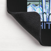 Whitefish Ski Accessories Retro Whitefish Skiing  マウスパッド (コーナー)