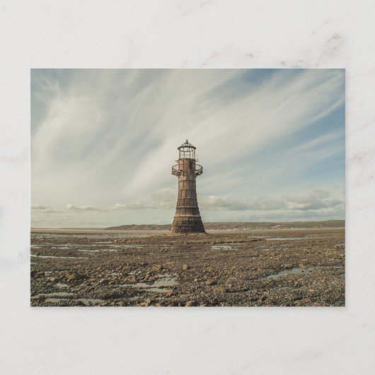Whiteford Light house, Gower Pensula, South Wales ポストカード (正面)