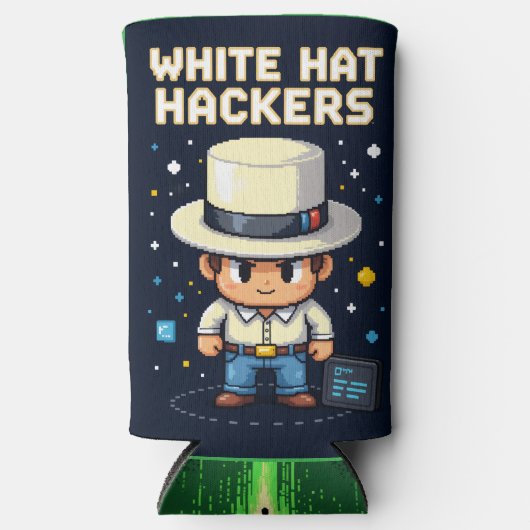 WhiteHat HacKers II スリム缶クーラー (正面)