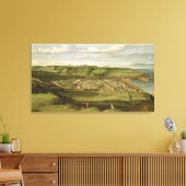 Whitehaven, Cumbria, Showing Flatt Hall, c.1730-35 キャンバスプリント (インサイチュ (リビング))