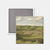 Whitehaven, Cumbria, Showing Flatt Hall, c.1730-35 マグネット (正面/裏面)