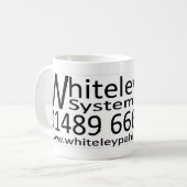 Whiteley PAの賃借りのマグ コーヒーマグカップ (正面左)