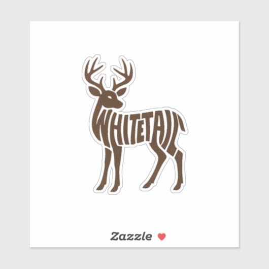 WHITETAIL Decal Sticker シール (シート)