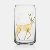 Whitetail Deer Drinking Glass ガラス缶 (裏面)