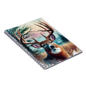 "Whitetail Majesty" Watercolor Journal ノートブック (右側)