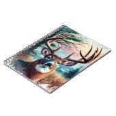 "Whitetail Majesty" Watercolor Journal ノートブック (左側)