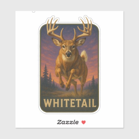 Whitetail Sticker シール (シート)