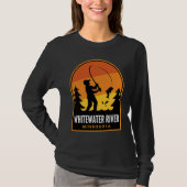 Whitewater River Minnesota Fishing Tシャツ (正面)