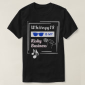WHITEY18リスクのビジネス、チームホワイトリー、クーガークラッシュ Tシャツ (デザイン正面)