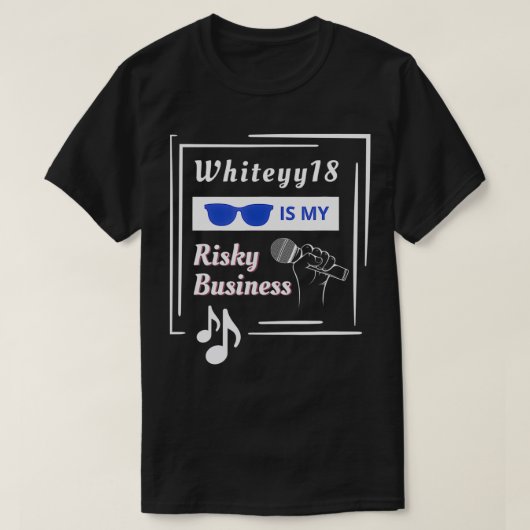 WHITEY18リスクのビジネス、チームホワイトリー、クーガークラッシュ Tシャツ (デザイン正面)