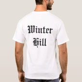Whitey Bulgerの冬の丘のワイシャツ Tシャツ (裏面)