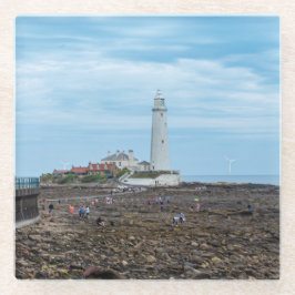Whitley Bay lighthouse  ガラスコースター