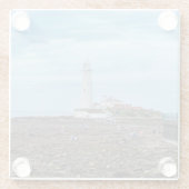 Whitley Bay lighthouse  ガラスコースター (裏面)