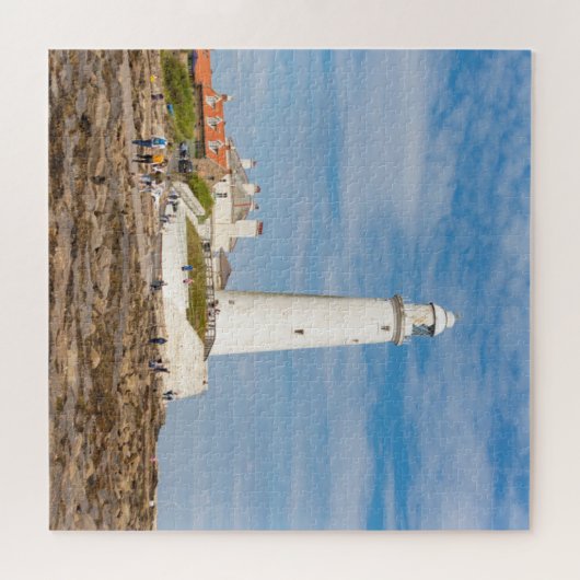 Whitley Bay lighthouse ジグソーパズル (横)