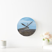 Whitley Bay lighthouse  ラウンド壁時計 (ホーム)