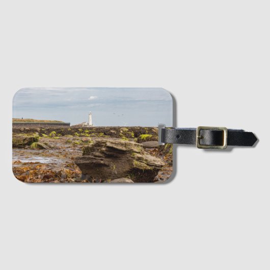 Whitley Bay lighthouse  ラゲッジタグ (正面横)