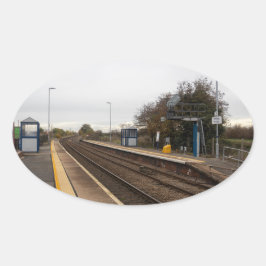 Whitley Bridge Railway Station 楕円形シール