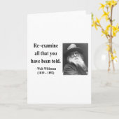 Whitmanの引用文1b カード (黄色い花)