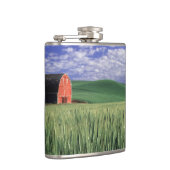 Whitman 2のムギ及びオオムギ分野の赤い納屋 フラスク (右)