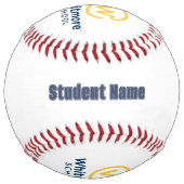 Whitmore School Personalized Softball ソフトボール (正面)