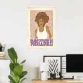 Whitney Houston, I Wanna Dance with Somebody Print ポスター (ホームオフィス)